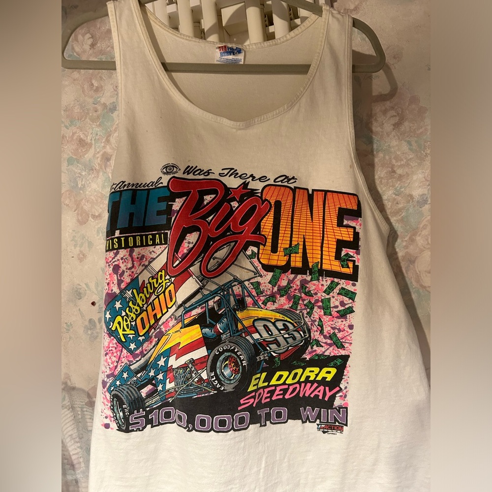 Vintage Inaugural The BIG One Tank Top.  Size XL